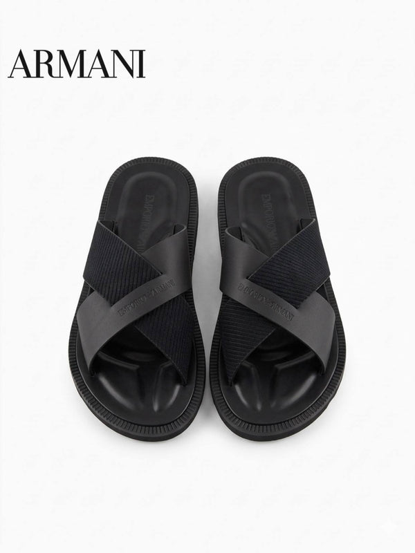 Slipper Armani - Black